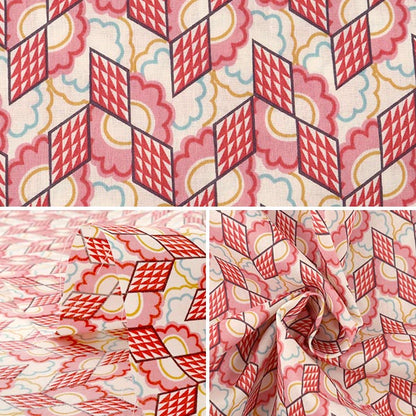 [From quantity 5] Fabric "Liberty Liberty Print Tana lawn Refraction Red] Liberty Japan