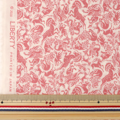 [From quantity 5] Fabric "Liberty Liberty Print Tana lawn Missical Quest Red] Liberty Japan