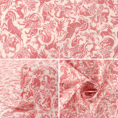 [From quantity 5] Fabric "Liberty Liberty Print Tana lawn Missical Quest Red] Liberty Japan