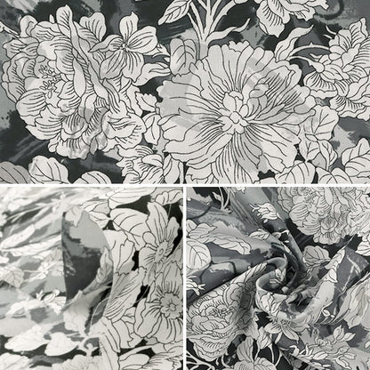 ● [De la cantidad 5] Tela "Liberty Liberty Print Césped Tana Dream Skype Black] Liberty Japan