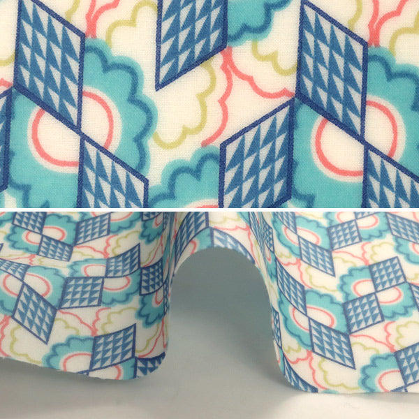 [来自数量5] 织物 "Liberty Liberty Print层压折射蓝色] Liberty Japan