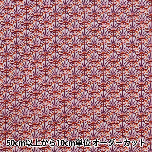 [Из количества 5] Ткань "Liberty Liberty Print Тана газон Королевский фанат 1221103-P21b" Liberty Japan