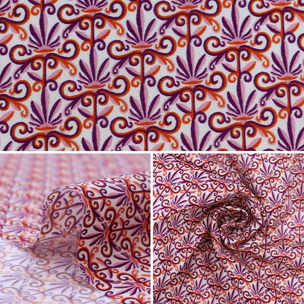 [Из количества 5] Ткань "Liberty Liberty Print Тана газон Королевский фанат 1221103-P21b" Liberty Japan