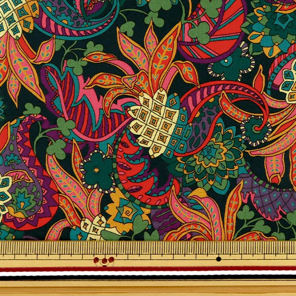 [De la quantité 5] Tissu "Liberty Liberty Print Pelouse Tana Ananas Paisley 3631110-B" Liberty Japan