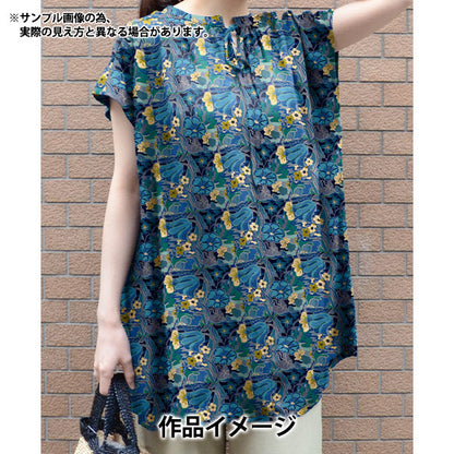 [Aus Menge 5] Stoff "Liberty Liberty Print Tana-Rasen Sunshine Medu 3631112-B" Liberty Japan