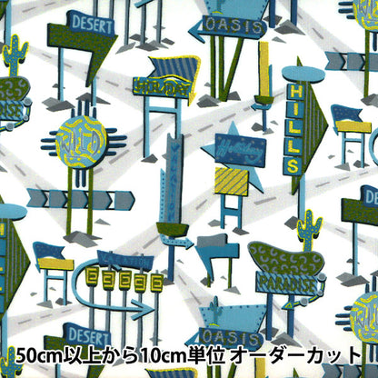 [الكمية من 5] الأقمشة "طباعة الحرية عشب التانا طريق العطلات السريع 3631124-أ" Liberty Japan