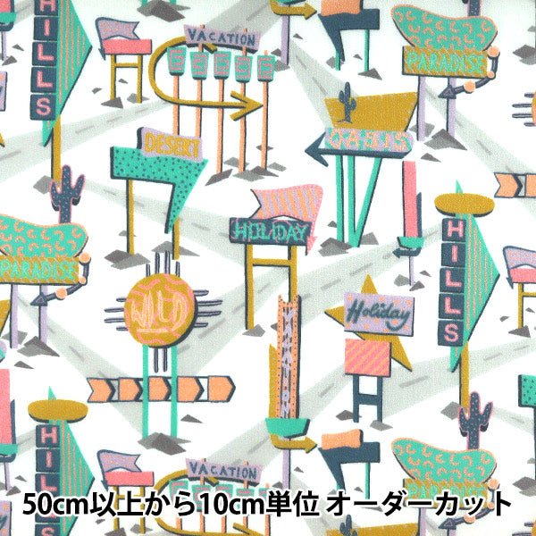 [From quantity 5] Fabric "Liberty Liberty Print Tana lawn Holiday Highway 3631124-B" Liberty Japan