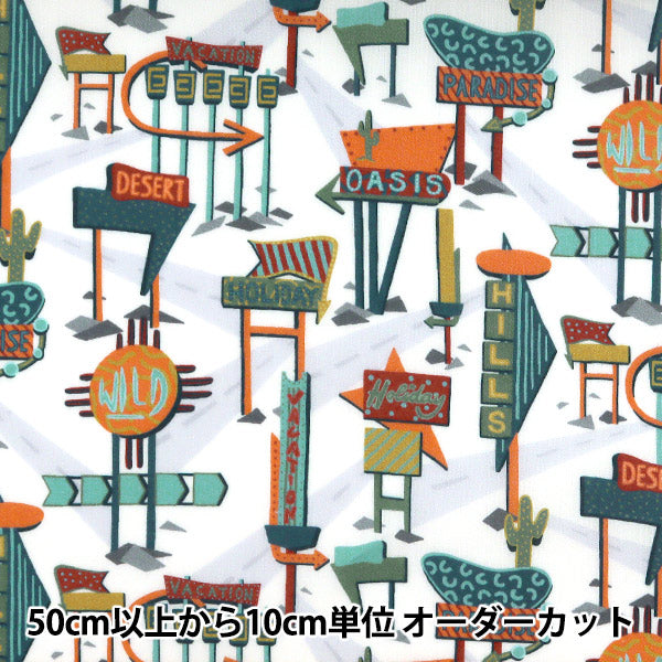 [From quantity 5] Fabric "Liberty Liberty Print Tana lawn Holiday Highway 3631124-C" Liberty Japan