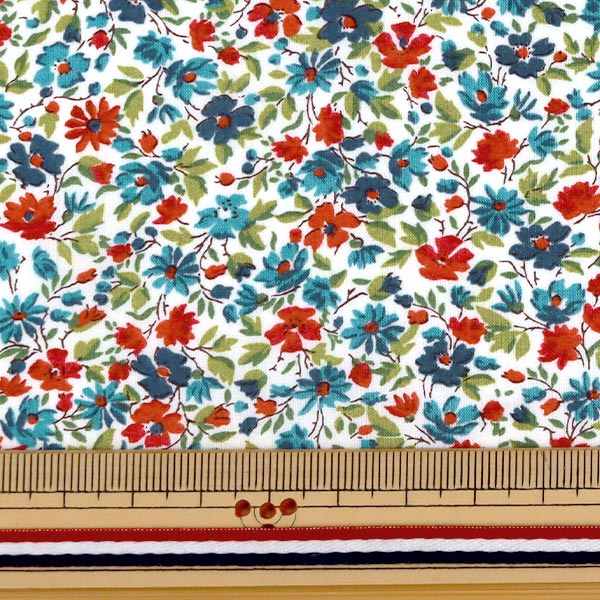 [Из количества 5] Ткань "Liberty Liberty Print Тана газон Ханна Роуз 3631126-A" Liberty Japan