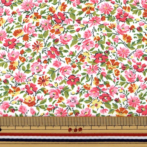 [Из количества 5] Ткань "Liberty Liberty Print Тана газон Ханна Роуз 3631126-B" Liberty Japan