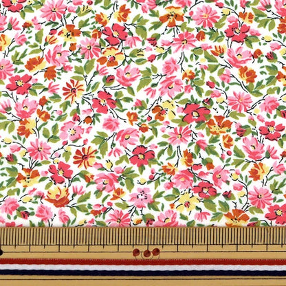 [Из количества 5] Ткань "Liberty Liberty Print Тана газон Ханна Роуз 3631126-B" Liberty Japan