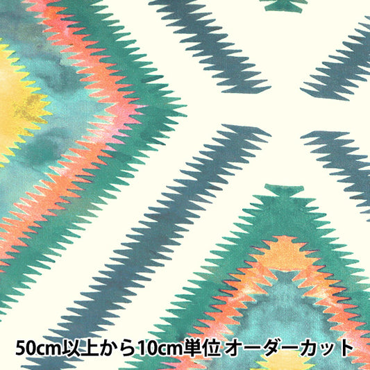 [Из количества 5] Ткань "Liberty Liberty Print Тана газон Geo Jewel 3631131-B" Liberty Japan