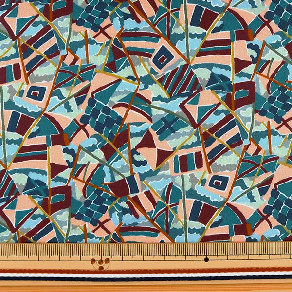 [Из количества 5] Ткань "Liberty Liberty Print Тана газон Harbour Breeze 3631135-A" Liberty Japan