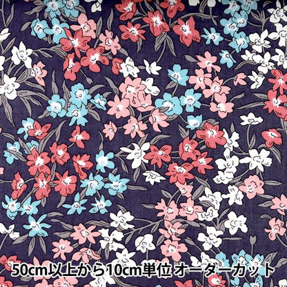 [來自數量5] 織物 "自由自由印刷 塔納草坪 Sea Blossoms 3631136-B" Liberty Japan