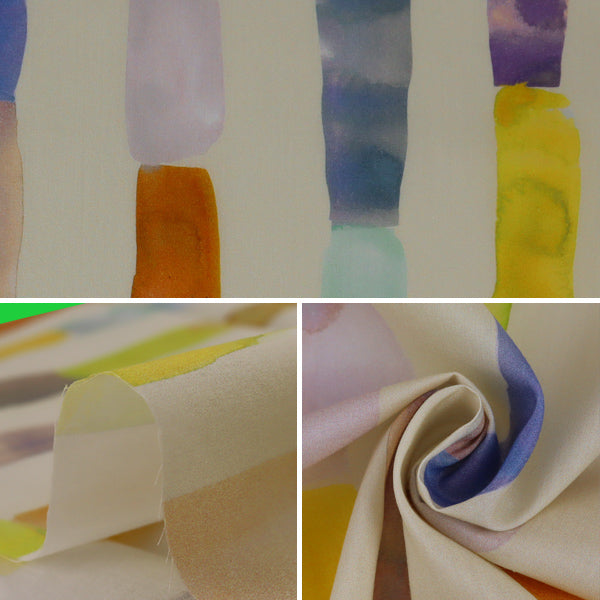 [Dalla quantità 5] Tessuto "Liberty Liberty Print tana de pelouse Rainbow Rock 2321129-SS21C" Liberty Japan