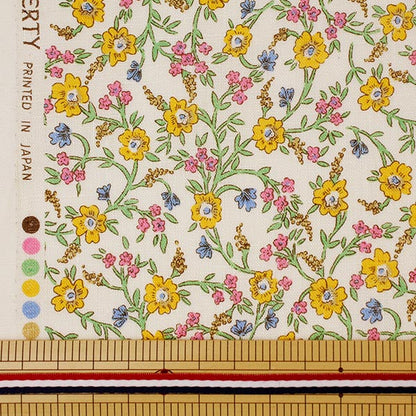 [De la cantidad 5] Tela "Liberty Liberty Print Flandes Lino Hanna Hue 36301130-20b" Libertad Japón