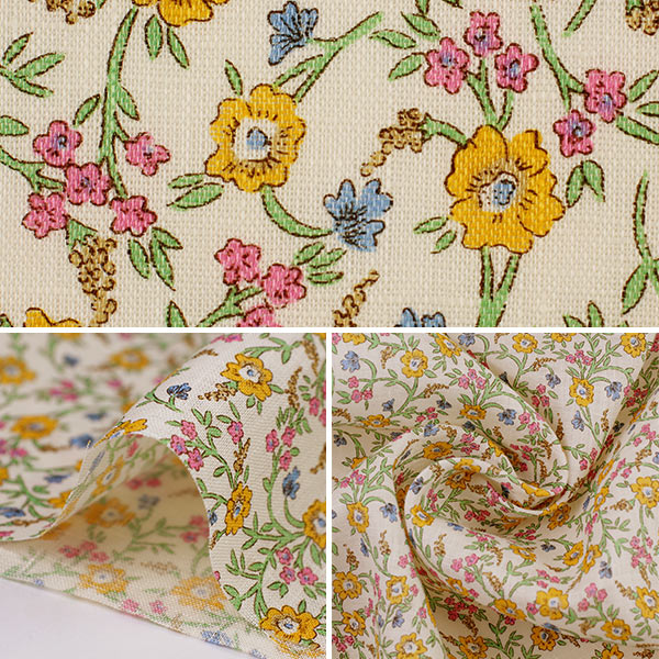 [De la cantidad 5] Tela "Liberty Liberty Print Flandes Lino Hanna Hue 36301130-20b" Libertad Japón