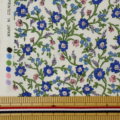 [Из количества 5] Ткань "Liberty Liberty Print Flanders Linen Hanna Fue 36301130-J21A" Свобода Япония