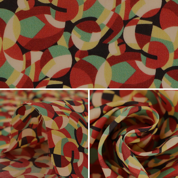 [来自数量5] 织物 "自由自由印刷 塔纳草坪 梦想的地图集弹跳1221113-SD21C" 日本自由