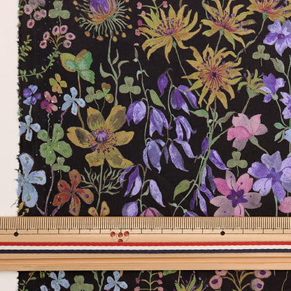 [Из количества 5] Ткань "Liberty Liberty Print Тана газон Amber's Posie DC28672-YE" Свобода Япония