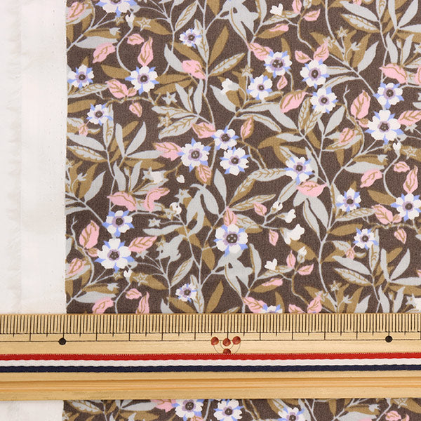 [来自数量5] 织物 "自由自由印刷 塔纳草坪 布莱顿开花3639102-xe" 日本自由