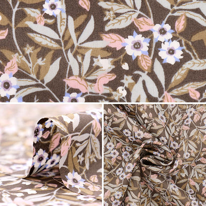 [来自数量5] 织物 "自由自由印刷 塔纳草坪 布莱顿开花3639102-xe" 日本自由