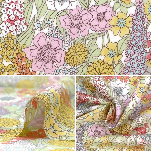 [Dalla quantità 5] Tessuto "Liberty Liberty Print tana de pelouse Kiara 3635047-ze" Liberty Japan