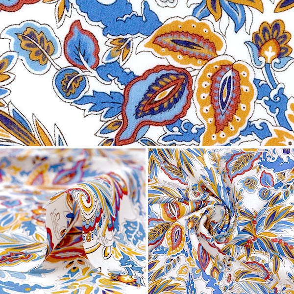 [From quantity 5] Fabric "Liberty Liberty Print Tana lawn Fur Away Paisley] Liberty Japan