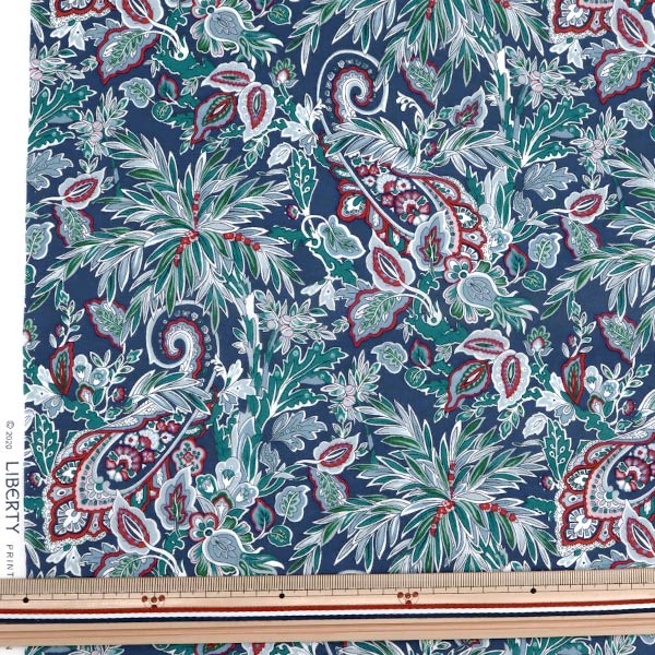 [From quantity 5] Fabric "Liberty Liberty Print Tana lawn Fur Away Paisley] Liberty Japan