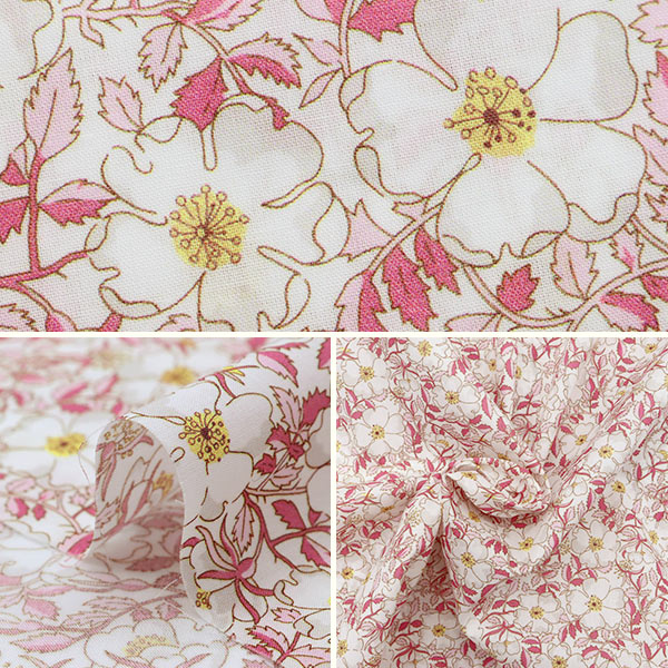 [De la cantidad 5] Tela "Liberty Liberty Print Césped Tana May Morris 1229214-We" Liberty Japan