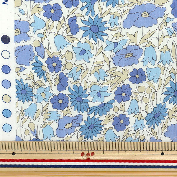 [الكمية تبدأ من 5] الأقمشة "الحرية الأقمشة" عشب التانا الخشخاش و ديزي 3632104-جي" Liberty Japan