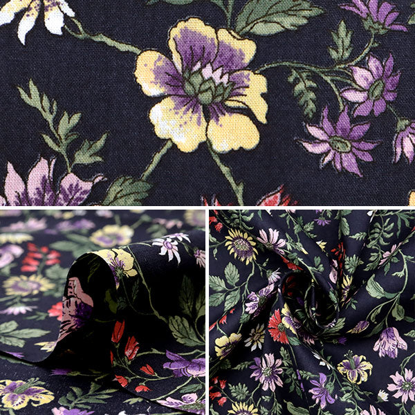 [Из количества 5] Ткань "Liberty Liberty Print Тана газон Тигр Лилия 3639138-YE" Liberty Japan