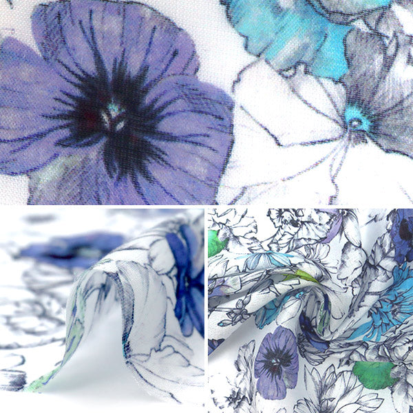 [수량 5에서] 천・원단 "Liberty Liberty Print Lyosel타나론 휴식 DC28641-B" Liberty Japan