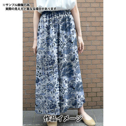 [来自数量5] 织物 "自由自由印刷自由塔纳草坪 Genviva 3636287-06DT"