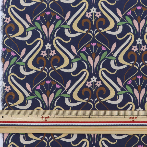 [来自数量5] 织物 "自由自由印刷自由塔纳草坪 Lilla DC31075-J21A"