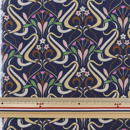 [来自数量5] 织物 "自由自由印刷自由塔纳草坪 Lilla DC31075-J21A"