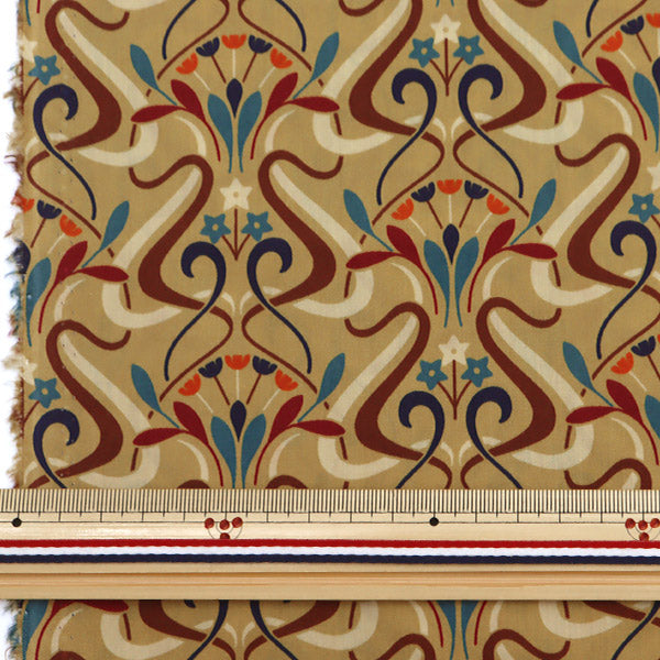 [来自数量5] 织物 "自由自由印刷自由塔纳草坪 Lilla DC31075-J21D"