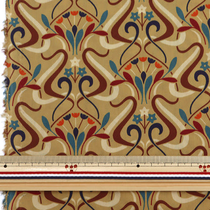 [来自数量5] 织物 "自由自由印刷自由塔纳草坪 Lilla DC31075-J21D"