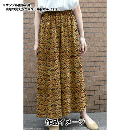 [来自数量5] 织物 "自由自由印刷自由塔纳草坪 Lilla DC31075-J21D"