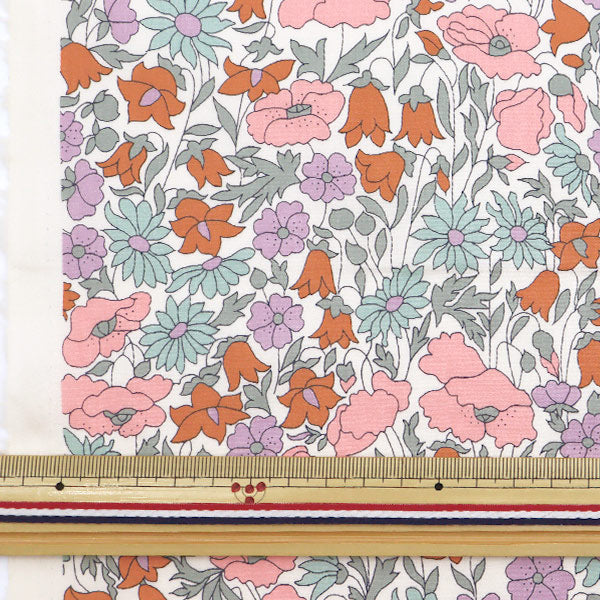 [Dalla quantità 5] Tessuto "Liberty Liberty Print Libertytana de pelouse Poppy and Daisy 3632104L-127GT"