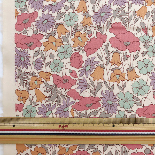 [Dalla quantità 5] Tessuto "Liberty Liberty Print Libertytana de pelouse Poppy and Daisy 3632104L-127HT"