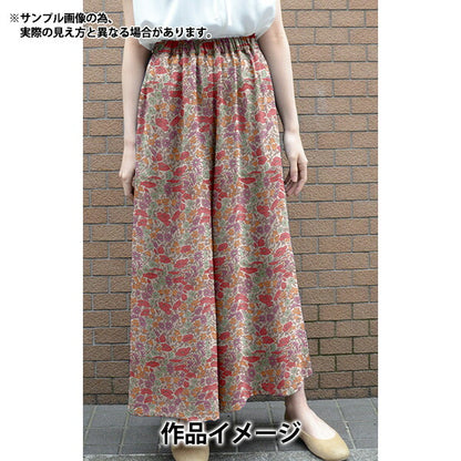 [Dalla quantità 5] Tessuto "Liberty Liberty Print Libertytana de pelouse Poppy and Daisy 3632104L-127HT"