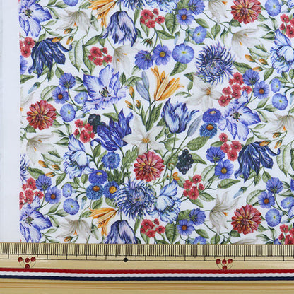 [De la quantité 5] Tissu "Liberty Liberty Print Pelouse Tana Royal Garland 3631213-A" Liberty Japan