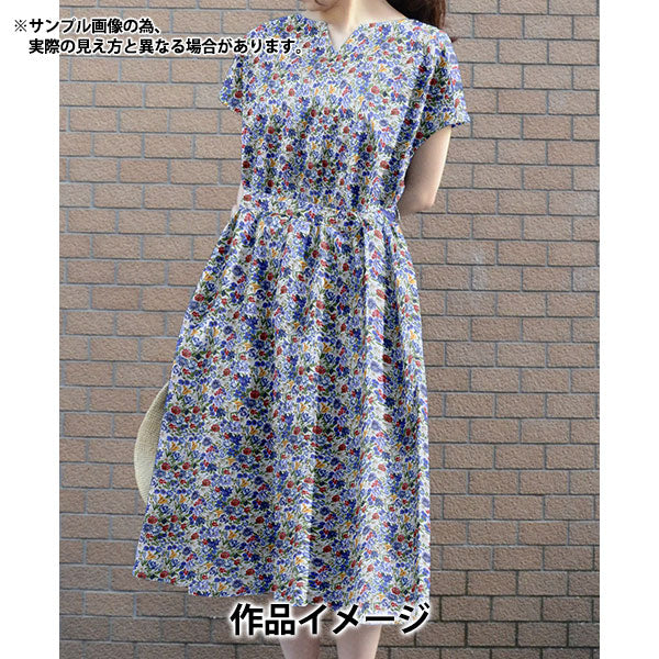 [De la quantité 5] Tissu "Liberty Liberty Print Pelouse Tana Royal Garland 3631213-A" Liberty Japan