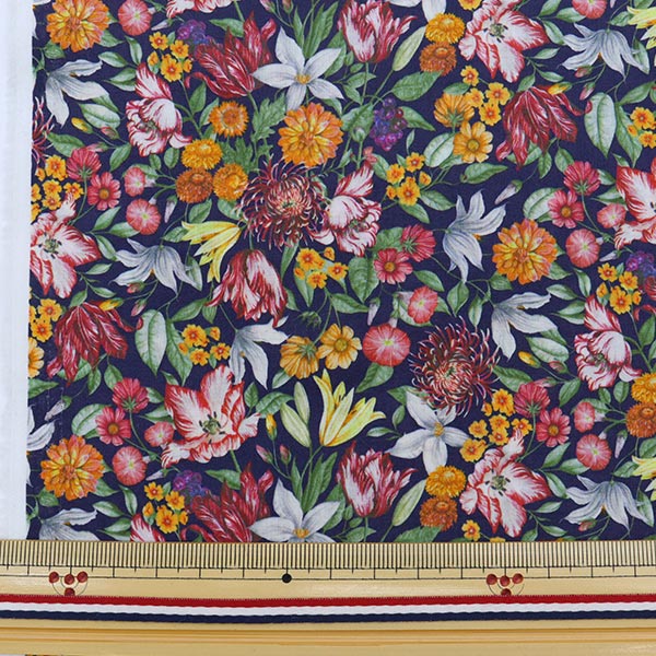 [De la quantité 5] Tissu "Liberty Liberty Print Pelouse Tana Royal Garland 3631213-B" Liberty Japan