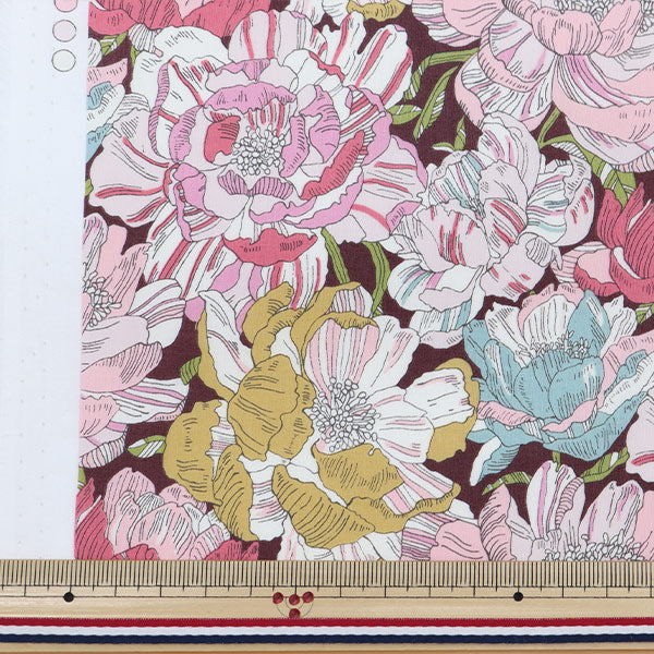 [De la cantidad 5] Tela "Liberty Liberty Print Césped Tana Blackburn (Black Burn) 3631226-A" Liberty Japan