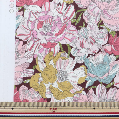 [De la cantidad 5] Tela "Liberty Liberty Print Césped Tana Blackburn (Black Burn) 3631226-A" Liberty Japan