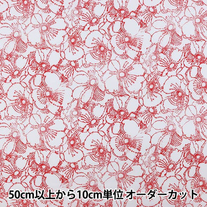 [Dalla quantità 5] Tessuto "Liberty Liberty Print tana de pelouse Flooms inchiostro 3631234-b" Liberty Japan