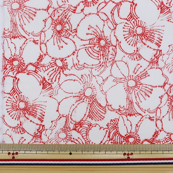 [Dalla quantità 5] Tessuto "Liberty Liberty Print tana de pelouse Flooms inchiostro 3631234-b" Liberty Japan