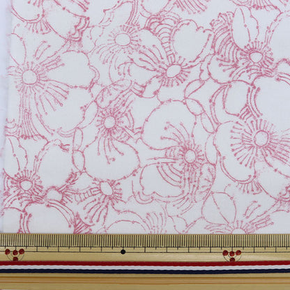 [الكمية من 5] الأقمشة "طباعة الحرية عشب التانا إنكي بلومز 3631234-C" Liberty Japan